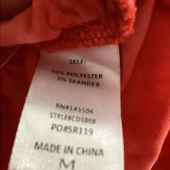 Tie-Dye Halter Mini Dress in Coral M - Picture 16 of 16